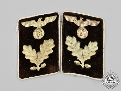 NSDAP Bereichsleiter Type IV Kreis Level Collar Tabs Obverse
