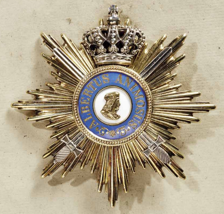 Albert+order%2c+type+ii%2c+military%2c+golden+grand+cross+breast+star%2c+silver+crown+and+swords%2c+obv