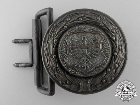 Firefighters Regional Officer Belt Buckle (Lower Silesia version) Obverse