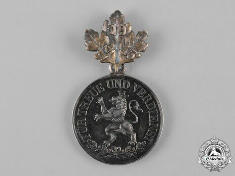 Schwarzburg Duchy Honour Cross, Silver Medal (with oak leaves) Obverse