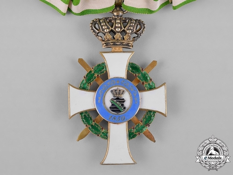 Albert Order, Type II, Military Division, I Class Commander Reverse