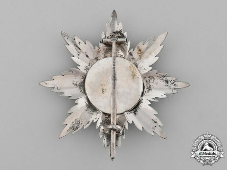 Order of Philip the Magnanimous, Type II, Grand Cross Breast Star (in silver gilt) Reverse