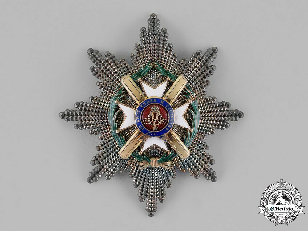 Order+of+the+cross+of+takovo%2c+i+class+breast+star+%28without+swords%29+1