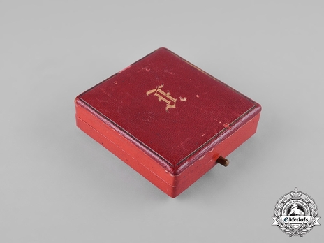 Civil Merit Medal in Gold, Medium, Type VI (1857-1860) Case of Issue