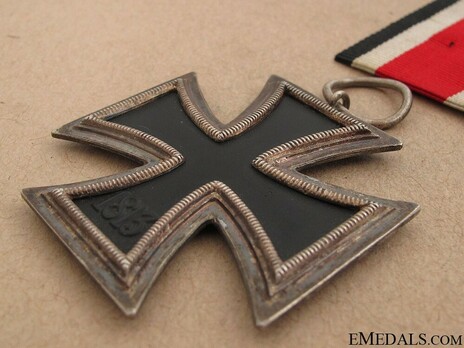 Iron Cross II Class, by J. Maurer, #75, L/23 ("75") Reverse