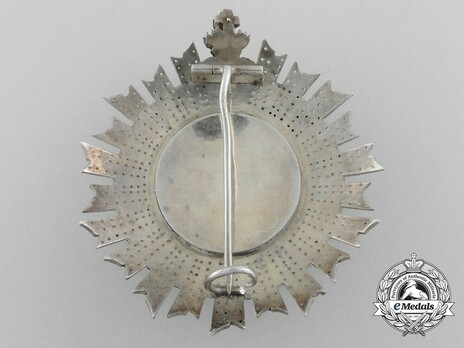 Grand Cross Breast Star (Silver gilt) Reverse