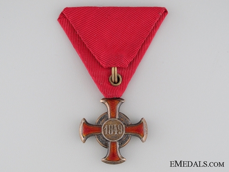 Merit Cross "1849", Type III, Civil Divison, IV Class Cross by F. Braun Reverse