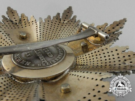 Royal Order of Merit of St. Michael, Grand Cross Breast Star (by Quellhorst) Hinge