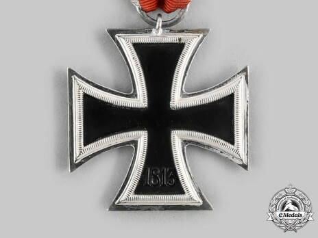Iron Cross II Class, by H. Aurich, #113 (frame 2, "113") Reverse