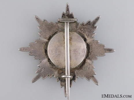 Order of Saint Stanislaus I Class Breast Star (Napoleonic) Reverse