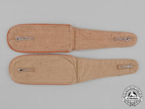 Afrikakorps Luftwaffe Signals Enlisted Men Shoulder Boards Reverse