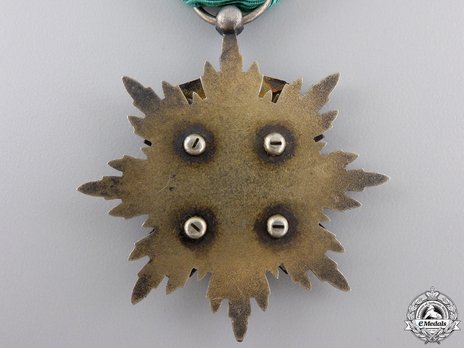Order of the Golden Kite, IV Class Badge Reverse