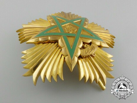 Order of the Throne, Grand Cordon Breast Star Obverse