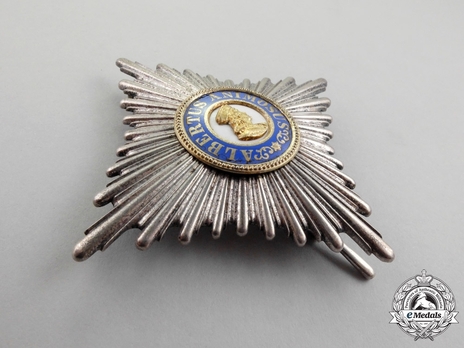 Albert Order, Type II, Civil Division, I Class Commander Breast Star (in silver gilt) Obverse