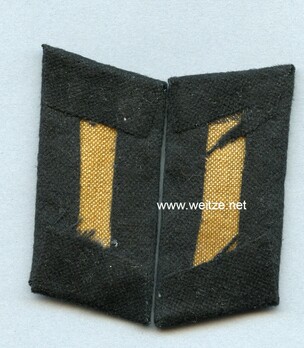 RAD 3rd Pattern Oberstfeldmeister - Unterfeldmeister Collar Tabs Reverse