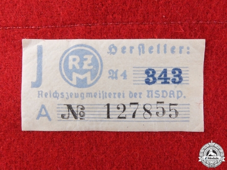 NSDAP Leiter eines Amtes Type II Gau Level Armband RZM Tag
