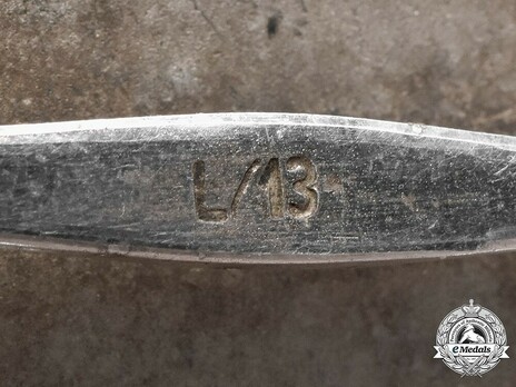 Iron Cross I Class, by P. Meybauer (late pin, marked) Detail