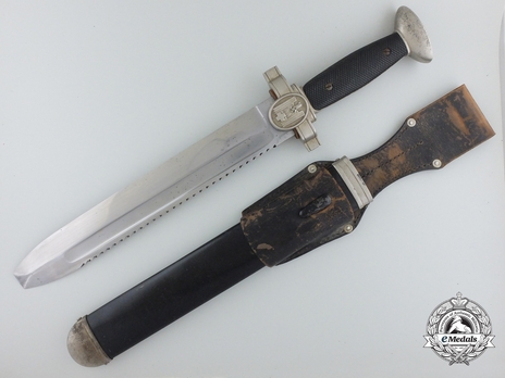 German Red Cross Enlisted Ranks Hewer (Marked) Obverse with Scabbard