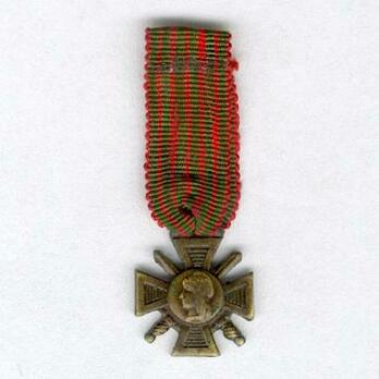 Miniature Bronze Cross (uniface) Obverse