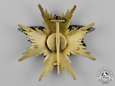 Order of Carol I, Grand Cross Breast Star Reverse