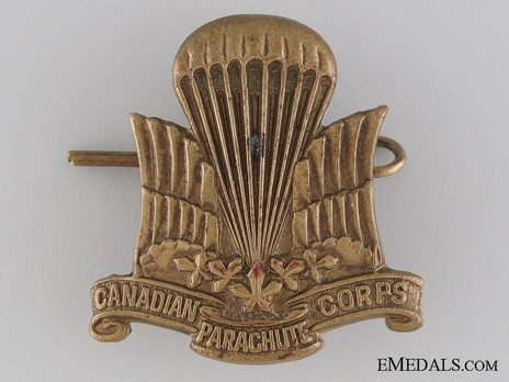 Canadian Parachute Corps Other Ranks Cap Badge Obverse