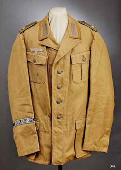 Afrikakorps Heer 1st pattern Field Tunic (NCO version) Obverse