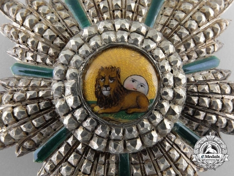 II Class Commander Breast Star (with couchant lion) Obverse