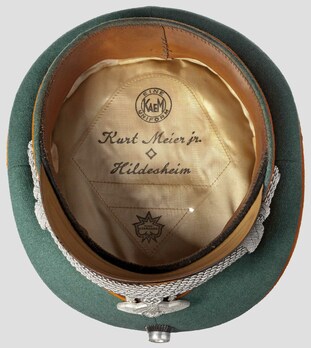 German Rural Police Officer's Visor Cap Interior