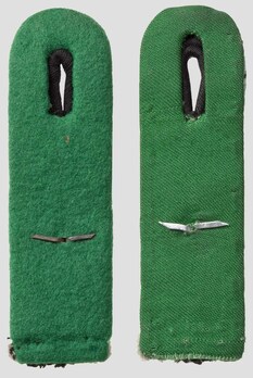 German National Police Revieroberwachtmeister Type II Shoulder Boards Reverse