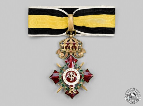 Order of Military Merit, Type I, II Class (with war decoration 1916-1933)