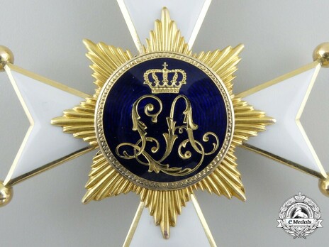 House Order of the Honour Cross, Type I, Grand Cross Reverse