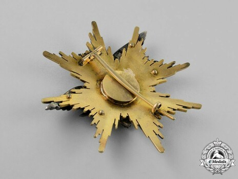 Order of Carol I, Grand Cross Breast Star Reverse