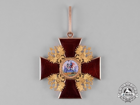 Order of Saint Alexander Nevsky, Type III, Civil Division, Badge (in gold)