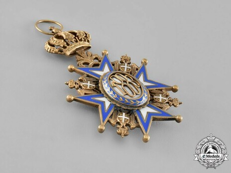 Order of Saint Sava, Type III, I Class Reverse
