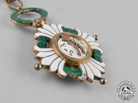Order of the Yugoslav Crown, Commander's Cross Reverse