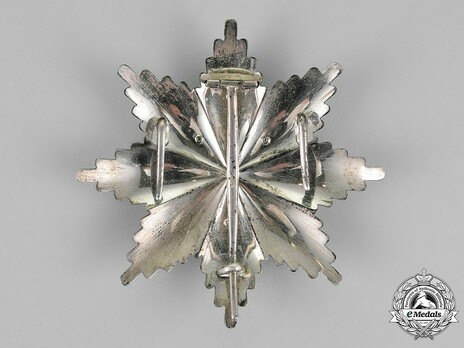Order of the Phoenix, Type II, Civil Division, Grand Cross Breast Star Reverse