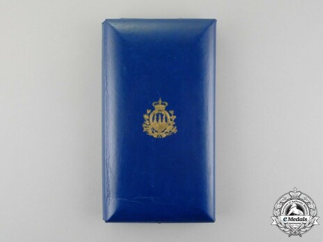 Order of San Marino, Type I, Civil Division, Commander Case