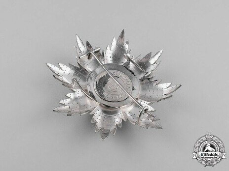 Military Order of Savoy, Type II, Grand Cross Breast Star Reverse