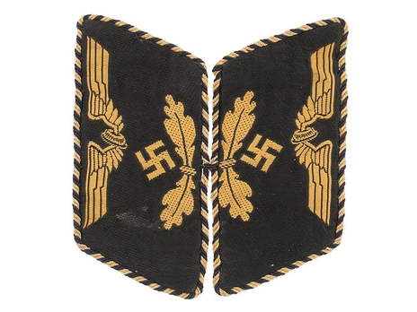 Reichsbahn 1941 Pattern Pay Groups 7a-11 Collar Tabs (Closed-Neck version) Obverse