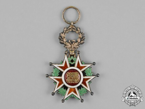 Order of the Brilliant Star of Zanzibar, Type IV, V Class Knight Obverse