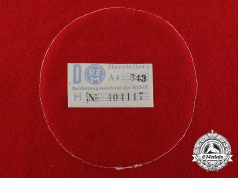 NSDAP Politischer Leiter-Anwärter Type II Kreis Level Armband Detail