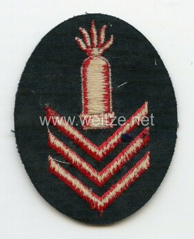 Kriegsmarine Gun Chief of the Reserve Insignia Type I Reverse