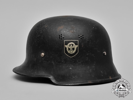 Firefighters Steel Helmet Left