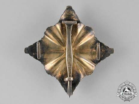 Order of the Yugoslav Crown, Grand Officer's Breast Star Reverse