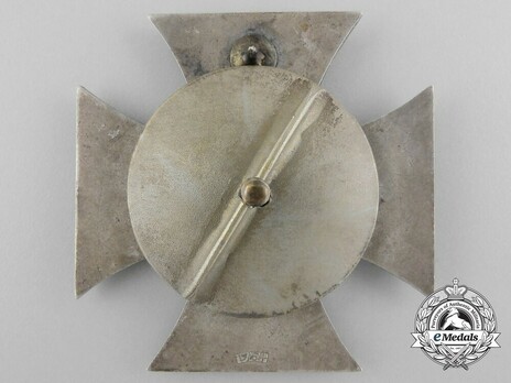 Iron Cross I Class, by Schauerte & Höhfeld (L/54, screwback) Reverse