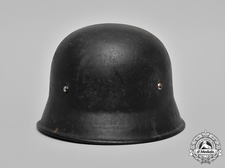Firefighters Steel Helmet Back