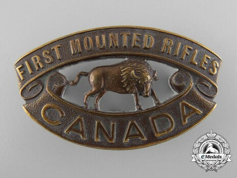 1st Mounted Rifle Battalion Other Ranks Shoulder Title Obverse