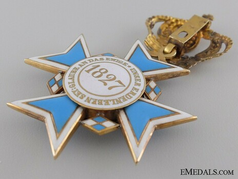 Order of Theresa, Cross (on sash) Reverse