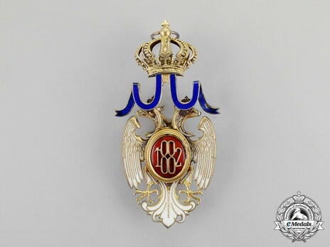 Order of the White Eagle, Type II, Civil Division, I Class Reverse