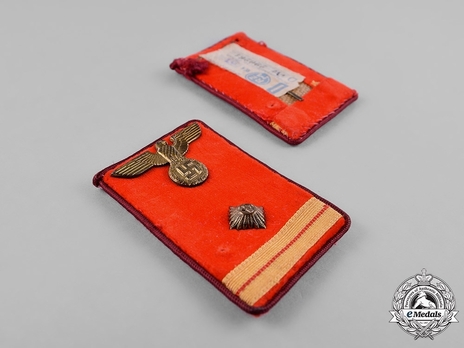 NSDAP Haupt-Arbeitsleiter Type IV Gau Level Collar Tabs